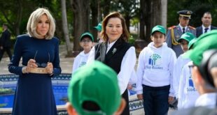 La Princesse Lalla Hasnaa et Madame Brigitte Macron visitent le jardin d’essais botaniques de Rabat