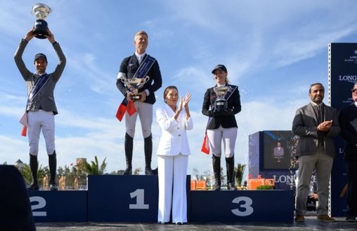 La Princesse Lalla Hasnaa préside le Grand Prix de saut d’obstacles Longines Global Champions Tour 2024