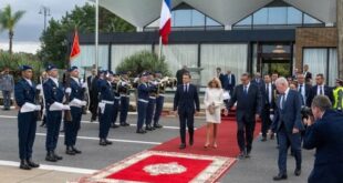 Le Président français Emmanuel Macron quitte le Royaume du Maroc au terme d’une visite d’État