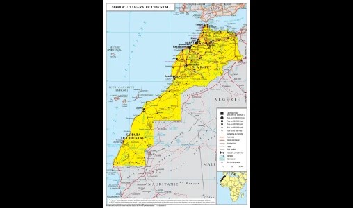 France | Le Quai d’Orsay publie la carte officielle du Royaume du Maroc avec son Sahara