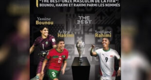 The Best-Onze Masculin de la FIFA | Bounou, Hakimi et Rahimi parmi les nommés