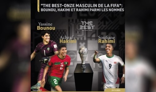 The Best-Onze Masculin de la FIFA | Bounou, Hakimi et Rahimi parmi les nommés