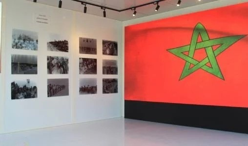 Exposition de photographies historiques sur la glorieuse Marche Verte à Marrakech