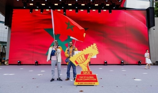 Master Zlayji | Concours International de Carreleurs en Chine, le Maroc remporte le Bronze