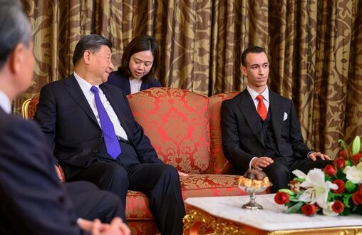 SAR le Prince Héritier Moulay El Hassan reçoit à Casablanca le Président chinois Xi Jinping