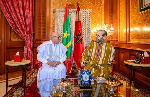 SM le Roi Mohammed VI reçoit le président mauritanien Mohamed Ould Cheikh El Ghazouani