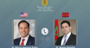 Le Secrétaire d’État US Marco Rubio salue le leadership de SM le Roi en faveur de la paix et de la sécurité