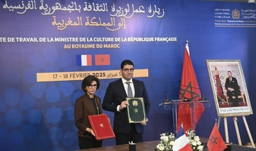 Maroc-France | Signature de plusieurs accords de coopération dans le domaine culturel